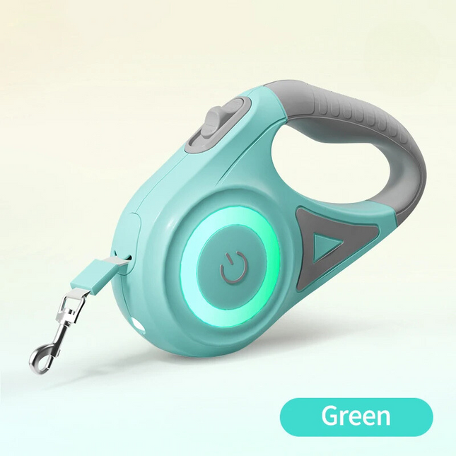 LED Retractable Dog Leash
