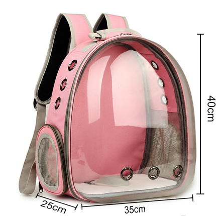 Transparent Capsule Pet Backpack