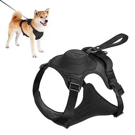 Retractable Dog Harness & Leash Set