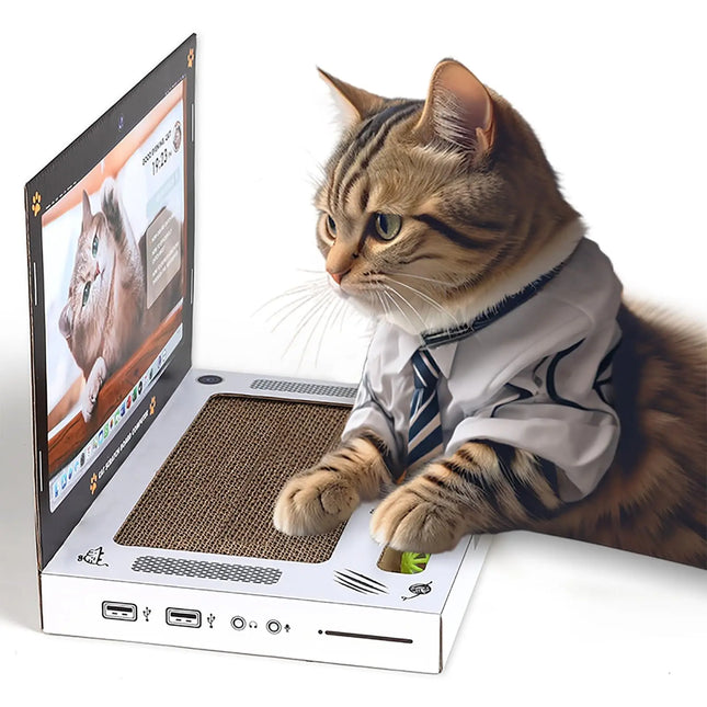 Laptop Cat Scratcher Toy