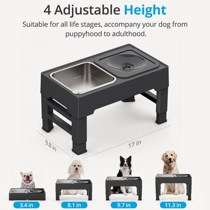 Adjustable Raised Dog Bowls