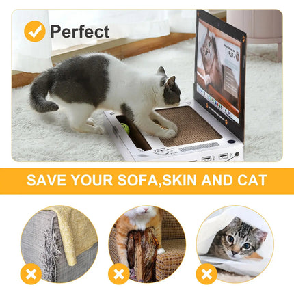Laptop Cat Scratcher Toy