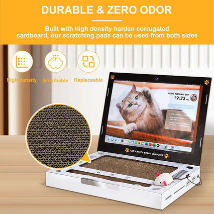 Laptop Cat Scratcher Toy