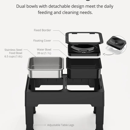 Adjustable Raised Dog Bowls