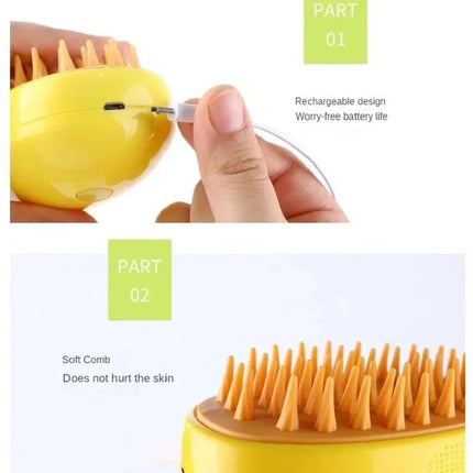 Cat Steam Grooming Brush