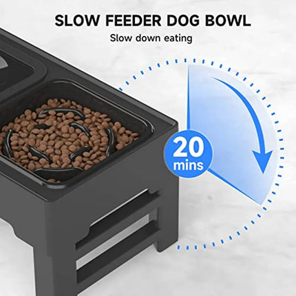 Adjustable Raised Dog Bowls