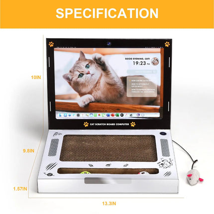 Laptop Cat Scratcher Toy