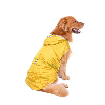 Waterproof Hooded Dog Raincoat