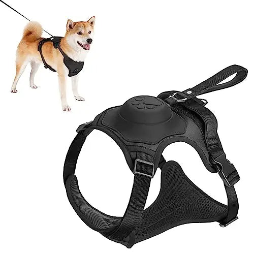 Retractable Dog Harness & Leash Set