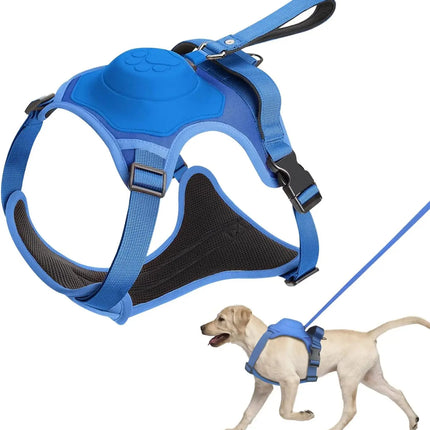 Retractable Dog Harness & Leash Set